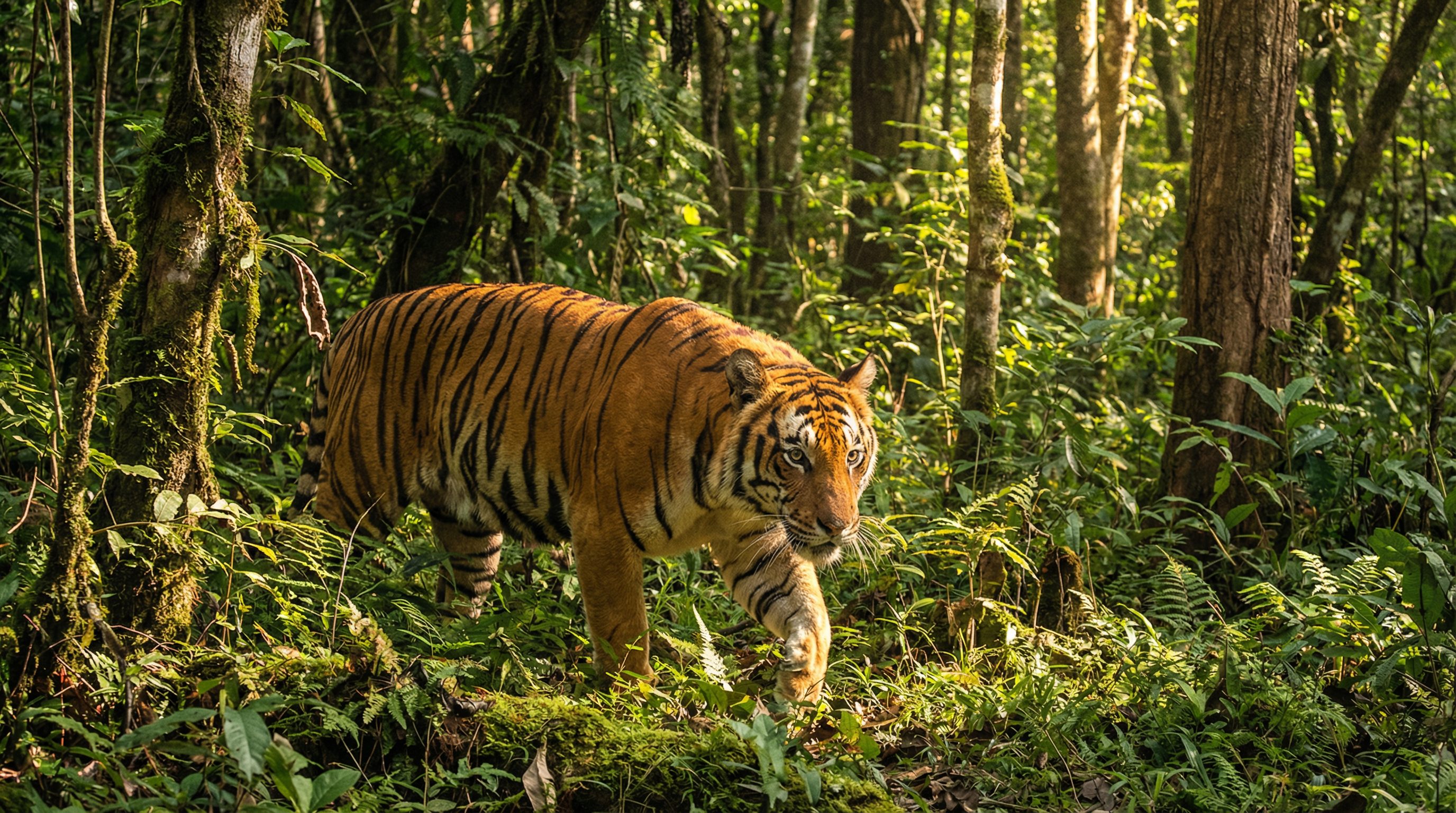 熟女人妻视频：孟加拉虎丛林巡视视频